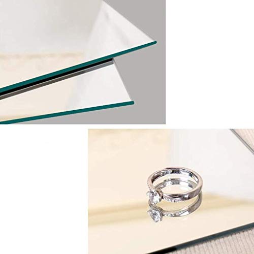 Wall Hanging Mirror Simple Floor Mirror Dual-use Fitting Mirror Full-Length Mirror Floor Mirror DIY Stitching Paste 30cmX30cm AN1021 910
