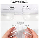 20 Pack Clear Plastic Fillable Ornaments Balls for Crafts, 3.15''/80mm Christmas Ornaments DIY for Holiday, Wedding, Gifts, Home Decor