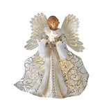 Christmas Tree Top Angel Led Light Party Background Decor Acrylic Ornament for Wedding Birthday