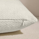 Couch Throw Pillow Covers 18x18 Inch Pack of 4 Neutral Sliver Gray Soft Decorative Chenille Pillow Covers Farmhouse Boho Cushion Covers for Home Decor Sofa Bedroom Living Room