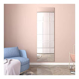 Rectangular eless Vanity Mirror Full Length Mirror Floor Explosion Proof Wall-Mounted Mirror Holder Hotels AN1017 914 (Size : 36cm×36cm)