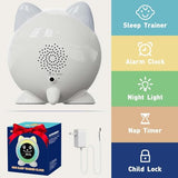 OK to Wake Kids Alarm Clock,Toddler Sleep Training Clock with Night Light & Nap Timer for 2-10 Years Old Boys Girls