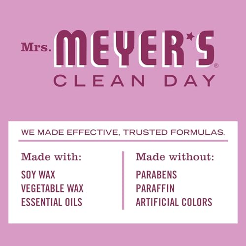 MRS. MEYER'S CLEAN DAY Aromatherapy Candle, Peony, 7.2 oz, 2 Pack