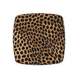 (Leopard Print) Stretch Seat Covers Set of 2 for Dining Room Chairs Elastic Chair Cushion Slipcovers for Kitchen Office