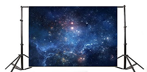 AOFOTO 6x4ft Fantastic Nebula Backdrop Aerospace Starry Sky Photography Background Universe Galaxy Cosmos Outer Space Milky Way Science Fiction Photo Studio Props Vinyl Wallpaper Child Kid Portrait