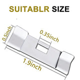 Vertical Blind Repair Vane Savers, Metal Vertical Blind Repair Tabs for Vertical Blinds Replacement Slats, White (12)
