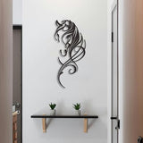 Aimery Metal Horse Wall Decor - Line Art Pictures for Home - Dynamic Sculptures for Bedroom, Bathroom, Living Room