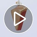 Old World Christmas Ornaments: Piece of Pumpkin Pie Glass Blown Ornaments for Christmas Tree (32019) 2.5 x 3.25