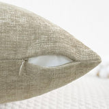 CaliTime Decorative Couch Throw Pillow Covers 20 X 20 Inches Light Taupe