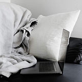 EDOW Throw Pillow Insert, Set of 2 Down Alternative Polyester Square Form Decorative Pillow, Cushion,Sham Stuffer. (White, 18x18)