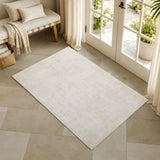2x3 Area Rug Washable Abstract: Non Slip Throw Rugs for Entryway
