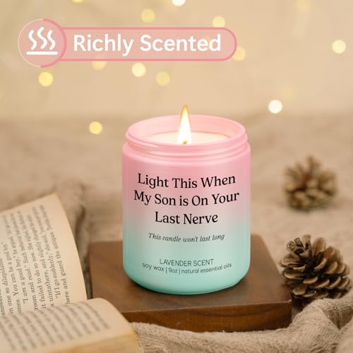 LEADO Candle, Daughter in Law Gifts - Funny Wedding, Mothers Day, Birthday Gifts for Daughter in Law, Sons Girlfriend, Future Adult DIL - DIL Present from Mother in Law - Bride, Bridal Shower Ideas