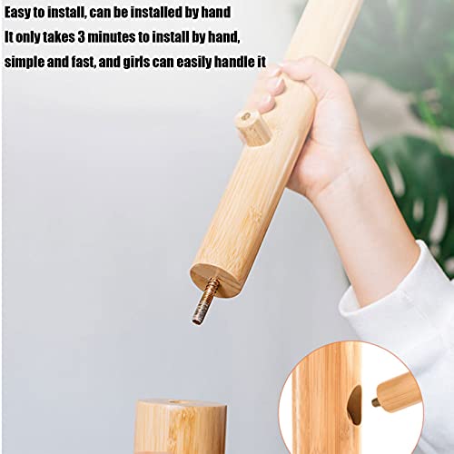 Mirror Full-Length Mirror Coat Hanger One-Piece Vertical Rotating Home Bedroom Fitting Floor Mirror Ins Wind Brass