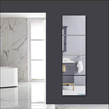 Rectangular eless Vanity Mirror Full Length Mirror Floor Explosion Proof Wall-Mounted Mirror Holder Hotels AN1017 914 (Size : 36cm×36cm)