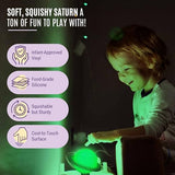 Saturn Clip On Lamp Nightlight for Kids Room - Dimmable Clip On LED Light with Detachable Head - Newborn Night Light for Boys & Girls - Breastfeeding Night Light with 7 Colors & 6 Brightness Levels