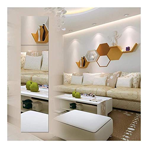 Wall-Mounted Mirror Full Length Mirror Wall Hanging Paste Stitching Floor Full-Length Mirror Clothing Store Fitting Mirror AN1017 914 (Size : 40CM)