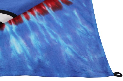 Sunshine Joy Grateful Dead Patriotic Steal Your Face Tie-Dye Tapestry Wall Art Beach Sheet Huge 60x90 Inches