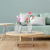 Mini Glass Bud Vases - Set of 6 Small Vases for Flowers, Perfect for Centerpieces,Flower Vases for Centerpieces., Clear