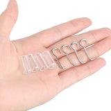 Blinds Replacement Parts, 4 Set Mini Blinds Wand Replacement with Hook Horizontal Wand Wire and Sleeve Collar for Horizontal Blind Repair Parts with 1 in Square Headrails for Window Opener Accessory