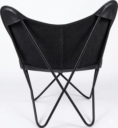 Leather Butterfly Chair Covers, Solid Leather Waterproof and Oilproof Stretch Dining Chair Protector Cover Slipcover Tan Color for Livingroom Chair Only Cover