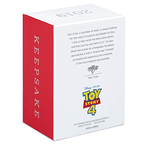 Hallmark Keepsake Christmas 2019 Year Dated Disney/Pixar Toy Story 4 Ducky and Bunny Ornament,
