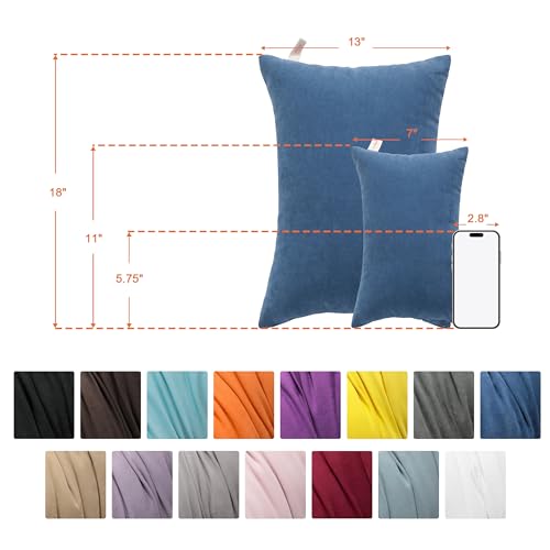 NTBAY Tiny Pillows, Down Alternative 7"x11" Microfiber Mini Pillow for Travel, Pets, Soft Machine Washable Small Pillows for Neck, Wrist, Lumbar and Knee, Pink