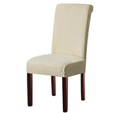 DIZAIGOGO 1 PCS Dining Room Chair Covers,Stretch Kitchen Chair Cover,Washable Dining Chair Cover,Parsons Chair Slipcovers Protective,for Home,Restaurant,Banquet