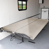 RV Couch Covers for Sofa Bed - 2-Piece Stretchable Backrest & Seat Covers for Jackknife Sleeper Sofas (Khaki)