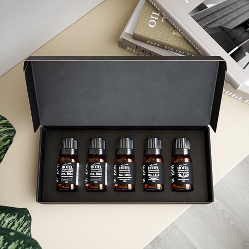 AirScent Hotel Diffuser Oil Gift Set - Buyers’ Best Picks - 10 mL, 0.34 fl oz Hotel Fragrance Oil Gift Set - Inspired by the Baccarat NYC, My Way and Capri Brezza and Other Hotel Scent Samples
