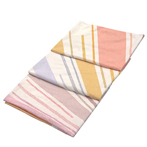 Kanuyee Boho Sun Tapestry Wall Hanging, Retro 70s Abstract Striped Aesthetic Sunrise Vintage Tapestries for Bedroom Living Room 36×48 inch