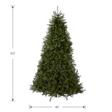 National Tree Company 6 ft Unlit Dunhill Fir Artificial Full Christmas Tree, 1,430 Tips, Includes Stand, Green