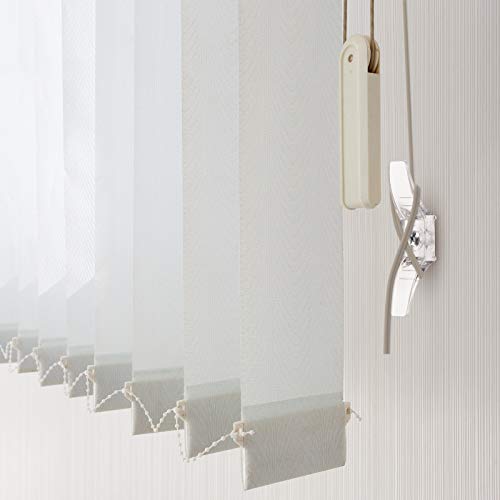Jetec 12 Sets Window Blind Cord Cleats Safety Cord Cleats for Blinds with Screws Plastic Transparent for Home Office Window Curtains Sun Shades Ropes
