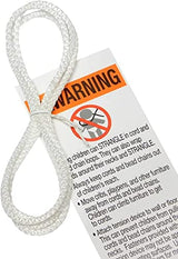 D30 CORD LOOPS fits all brands.....Hunter Douglas, Levolor, Kirsch, Graber, Bali, USED on most cellular and pleated shades (2.7 mm) (White, 5 Ft Drop)