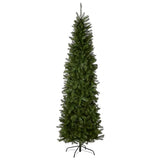 National Tree Company 6.5 ft Unlit Kingswood Fir Slim Artificial Christmas Tree, 719 Tips, Includes Stand, Green