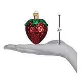 Old World Christmas Ornaments: Summer Strawberry Glass Blown Ornaments for Christmas Tree (28106)
