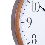 La Crosse Technology Atomic Analog Wall Clock, Wood, 12.80" (404-50447)