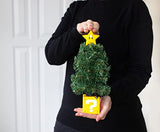 Nintendo Super Mario Bros. Super Star LED USB-Powered Light-Up Desktop Holiday Tree One Size
