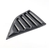 2015-2022 Fit for Dodge Challenger Rear Louver Window Side Shutter Cover Trim Car Sticker Vent Scoop Exterior Decoration Body Kit(Gloss Black)