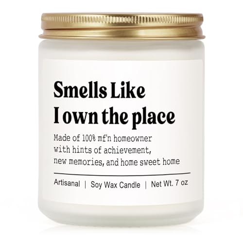 Niyewsor House Warming Gifts, New House/Home Candle, Best Housewarming Gift 2026, Closing Gifts for Home Buyers, New Homeowner, First Apartment Essentials, Handmade, 7oz