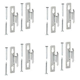 Kenney Mfg Kenney KN851 Single Curtain Rod Bracket, 4 Pack