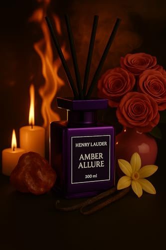 Amber Allure Luxury Room Diffuser, 150ml/5.28 fl oz
