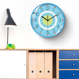 Aesthetic Wall Clock - Silent Kitchen Wall Clocks, Living Room Clock with Battery Operated Mechanism, Analog Clocks with Non Ticking Movement, Home Item Round Timepiece, Room Timepiece for Bedroom