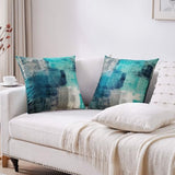 Throw Pillow Covers for Couch, 26x26 Inch, 2 Pack, Turquoise