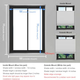 Changshade Blackout Top Down Bottom Up Cellular Shades, Cordless Honeycomb Blinds for Bedroom, Nursery & Bathroom, Total Privacy, 34" W*72" H,White