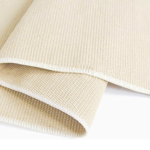 JE JOUE Montessori Materials Children Playing Mat Pure Cotton Working Rug for Toddlers (17"×27", Beige)