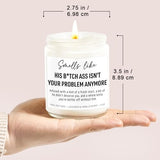 Younift Funny Scented Candles, Divorce Gifts for Women, Divorce Party Decorations - Cheer up, Breakup Gifts for Women, Newly Divorced Woman, Her - Break up, Ex Boyfriend Presents - 9 oz