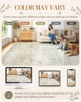 OLANLY 2x6 Washable Runner Rug, Soft Non Slip Carpet for Hallway Kitchen