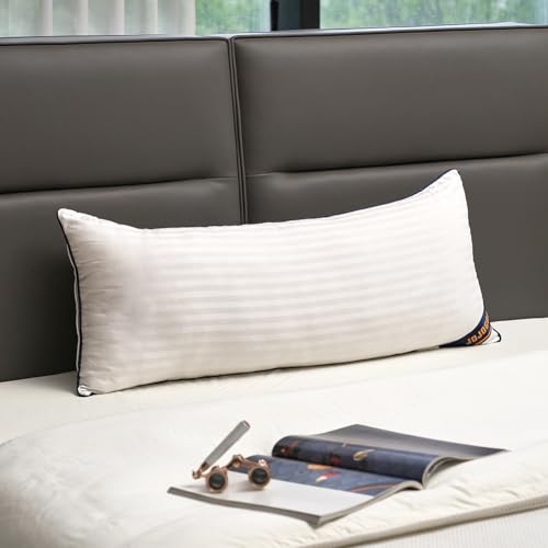 JOJOGOGO 14x36 Pillow Insert Long Lumbar Pillow Insert for Bed 1 Pack, 14 x 36 Decorative Body Pillow Synthetic Down Alternative Long Throw Pillow Inserts for Living Room Couch Bed Sofa