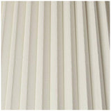 10" Top x 17" Bottom x 14 1/2" High x 14 3/4" Slant Lamp Shade (Pre-Assembled) Replacement Large Ivory White Bell Round Traditional Pleated Spider Harp Finial - Springcrest