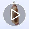 Old World Christmas Ornaments: Hot Dog Glass Blown Ornaments for Christmas Tree (32050)